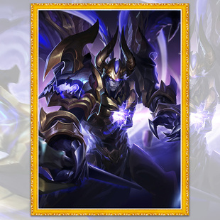 吕布十字绣2025新款客厅天魔缭乱王者荣耀自己手工贴满砖5d钻石画