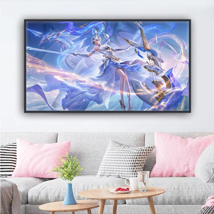 伽罗十字绣2025新款伽罗最初的交响王者荣耀自己手工满砖钻石画