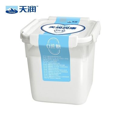 【0蔗糖】新疆天润酸奶0蔗糖润康大桶装1kg桶无蔗糖低温酸奶