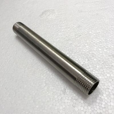 G1/2 不锈钢加长外丝接头 DN15 四分双外丝接头 压力2.5mpa 对丝