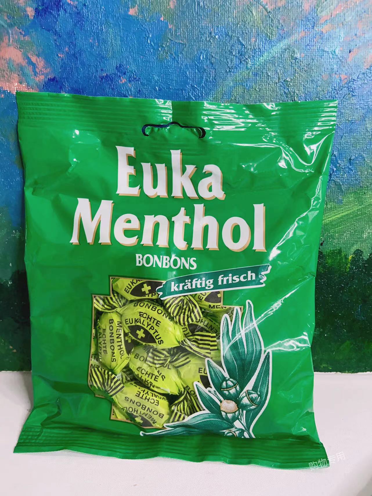 桉叶糖德国薄荷糖euka进口零食