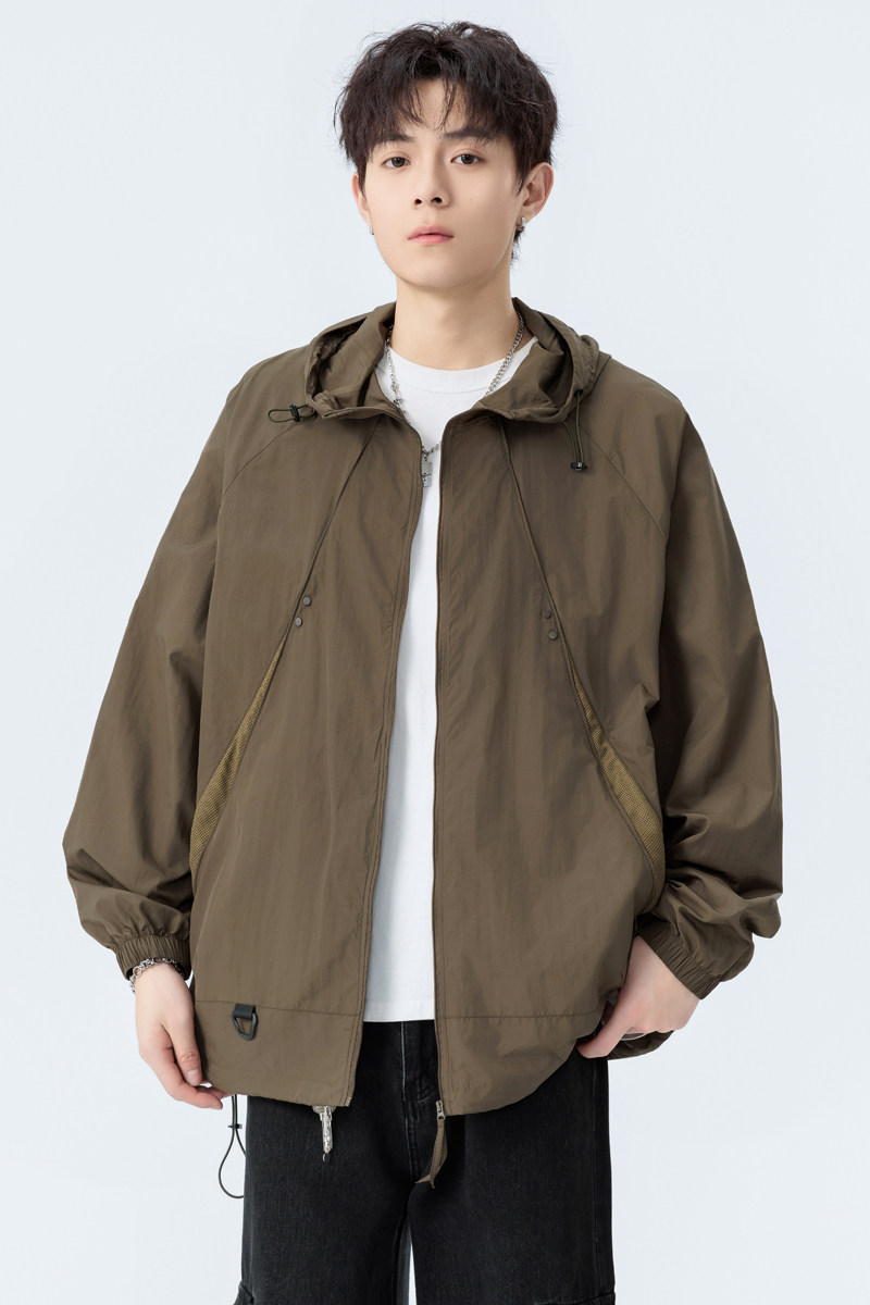 连帽外套男女防晒服宽松休闲百搭上衣A321-FS7732-P55,男装防晒衣,电商A321