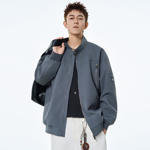 春秋棒球服男女休闲夹克上衣纯色外套A321-J7925-P68图片