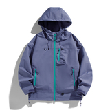 现货春秋美式工装连帽冲锋衣外户外防风宽松夹克A321-J7870-P68，男装夹克，电商A321