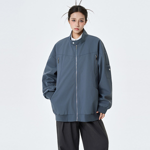 春秋棒球服男女休闲夹克上衣纯色外套A321-J7925-P68图片