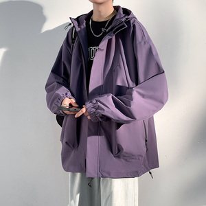现货冲锋衣外套男春秋户外防水工装夹克登山服A321-J745-P65图片