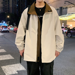 春秋复古工装夹克男宽松休闲双面穿外套潮牌冲锋衣A321-J7908-P68图片