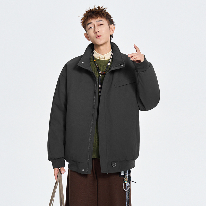 冬季工装休闲立领百搭棉衣外套宽松棉服A321-MY8833-P89，男装棉衣，电商A321