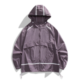 夏季薄款透气拼接防晒服防紫外线宽松上衣外套A321-FS7739-P55，男装防晒衣，电商A321