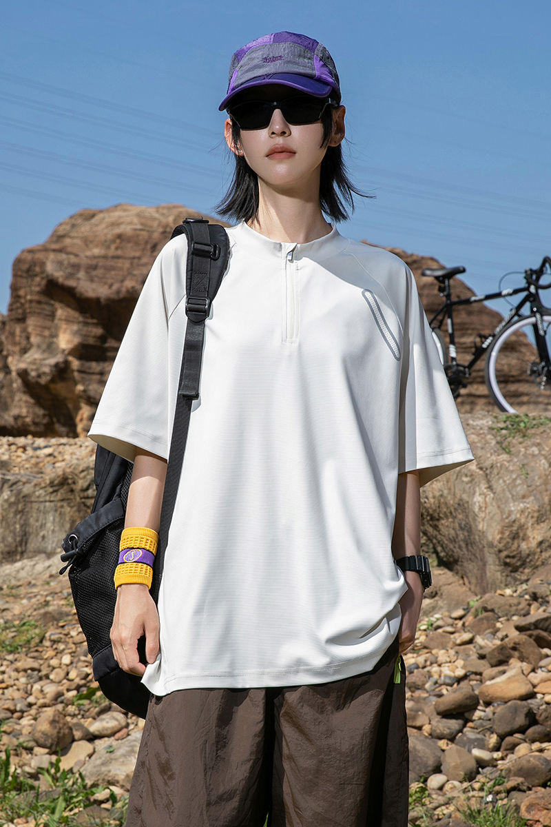 夏季男女冰感速干短袖T恤潮牌t恤休闲上衣A321-TX323-P42,男装T恤,电商A321