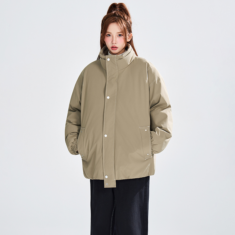 冬季百搭保暖潮牌休闲棉服外套立领宽松棉衣A321-MY8836-P95，男装棉衣，电商A321