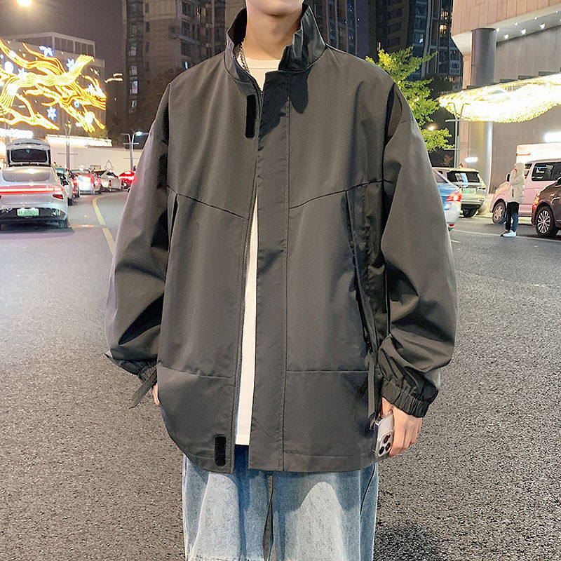 现货立领夹克外套男宽松休闲户外运动情侣款夹克A321-J7804-P60,男装夹克,电商A321