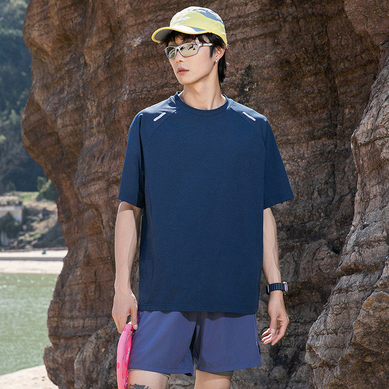 夏季冰感速干男女短袖T恤潮牌t恤休闲上衣A321-TX304-P35,男装T恤,电商A321