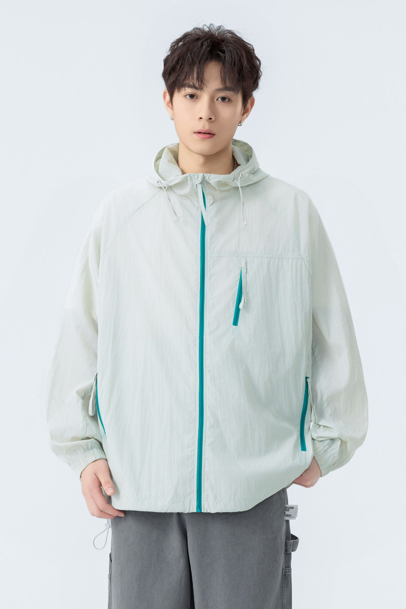 户外防晒衣男女夏季宽松皮肤衣防紫外线连帽外套A321-FS7730-P55,男装防晒衣,电商A321