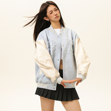 春秋刺绣PU棒球服外套男女休闲夹克A321-J9952-P90，男装夹克，电商A321