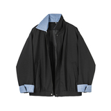 现货春秋美式领可拆卸外套潮牌棒球服冲锋衣夹克A321-J9963-P75，男装夹克，电商A321
