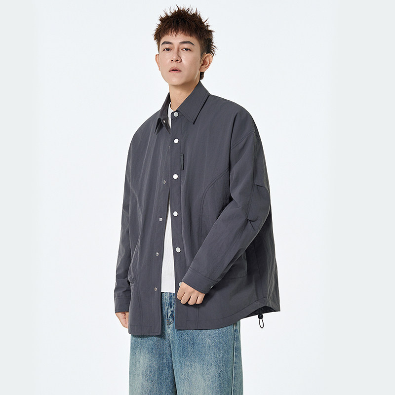 春秋男女纯色夹克外套工装上衣A321-J7962-P75,男装夹克,电商A321
