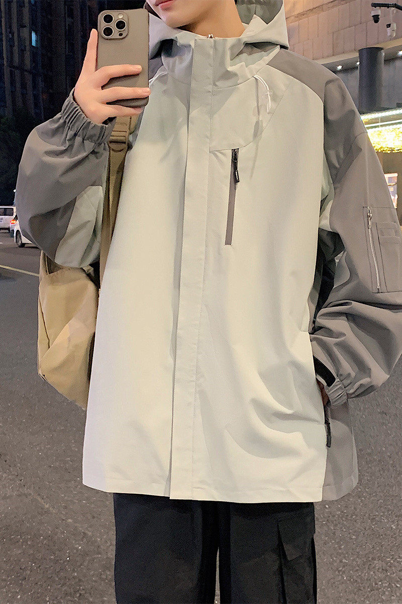 现货冲锋衣男女户外防风防水夹克外套潮牌登山服A321-J7839-P70,男装夹克,电商A321
