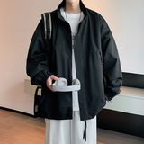 现货立领夹克外套男宽松休闲户外运动情侣款夹克A321-J7804-P60，男装夹克，电商A321