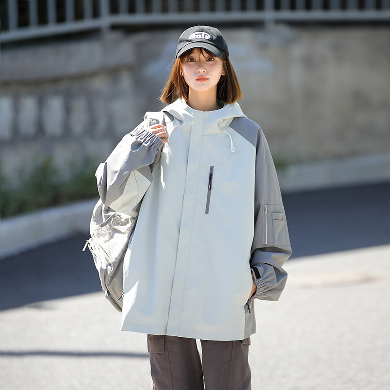 现货冲锋衣男女户外防风防水夹克外套潮牌登山服A321-J7839-P70,男装夹克,电商A321