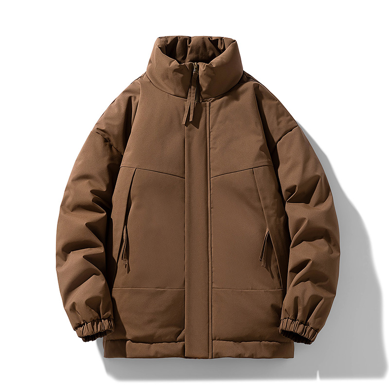 冬季纯色百搭保暖棉衣加厚立领休闲棉服A321-MY8808-P85，男装棉衣，电商A321