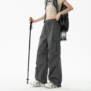 男女夏季户外防水运动工装长裤多口袋休闲百搭裤子A321-K2393-P50,男装工装外套,电商A321