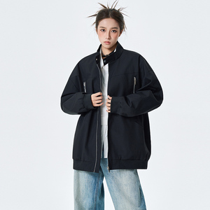春秋棒球服男女休闲夹克上衣纯色外套A321-J7925-P68图片