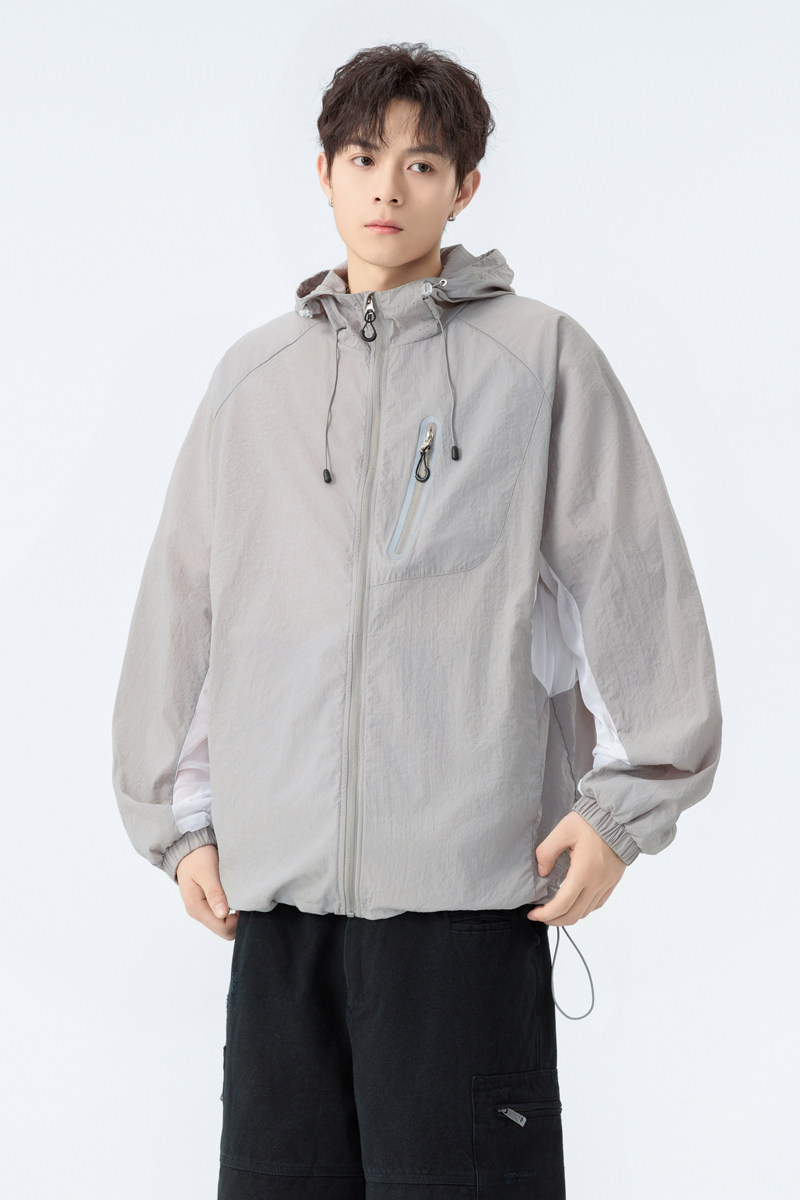 夏季防晒服轻薄休闲外套轻量户外防晒衣A321-FS7734-P55,男装防晒衣,电商A321