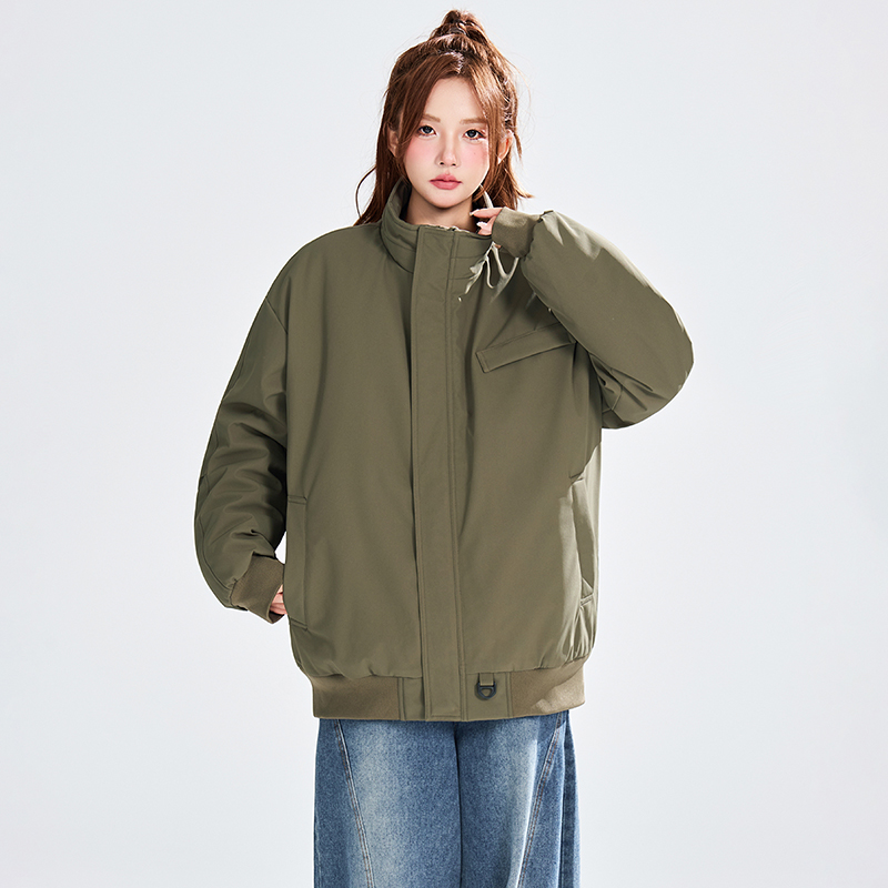 冬季工装休闲立领百搭棉衣外套宽松棉服A321-MY8833-P89，男装棉衣，电商A321