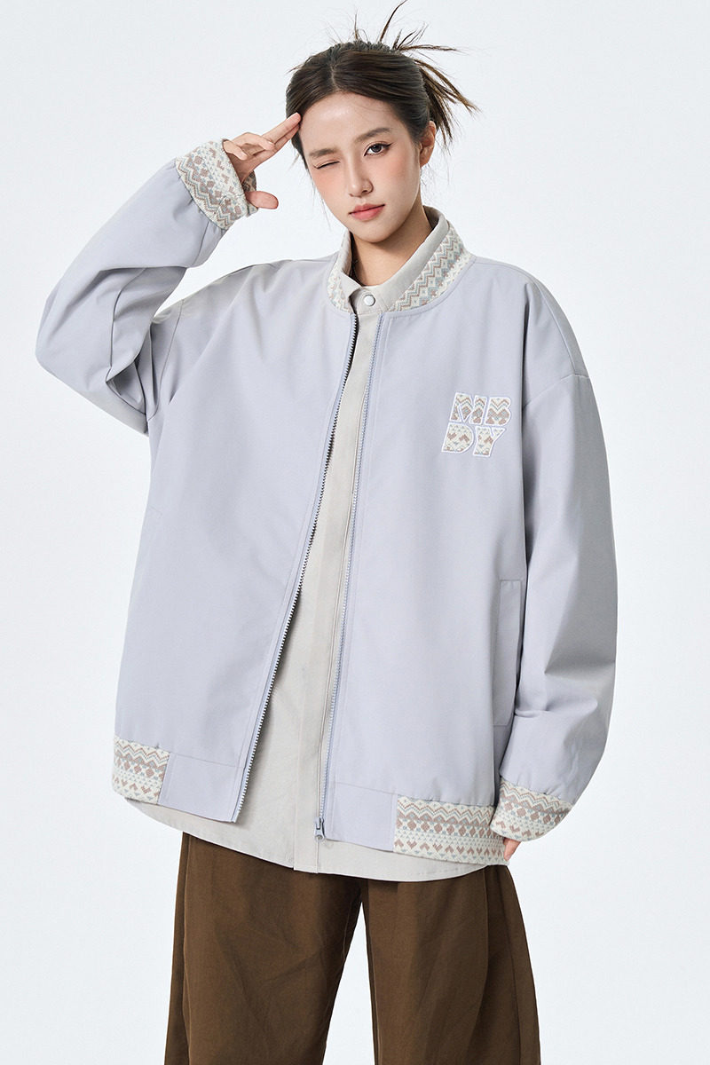 春秋男女撞色百搭休闲外套夹克A321-J7926-P68,男装夹克,电商A321