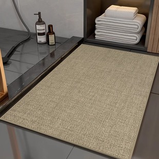 浴室防滑地垫卫生间吸水地毯厕所脚垫门口垫子洗手间门垫耐脏家用