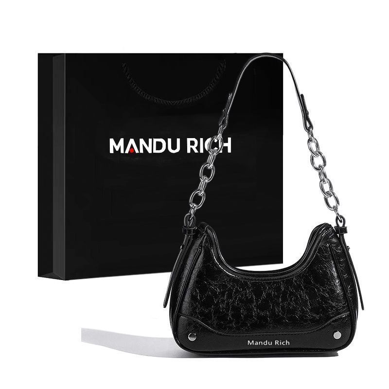 NDU RICH】女包小众链条辣妹风腋下包包新款时尚高级感单肩斜挎包