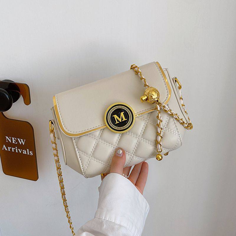 菱格链条包包女2025新款小众设计时尚高级感洋气单肩斜跨小方包潮,箱包皮具/热销女包/男包,小方包,淘宝优惠券,粉丝福利购,淘宝优惠卷