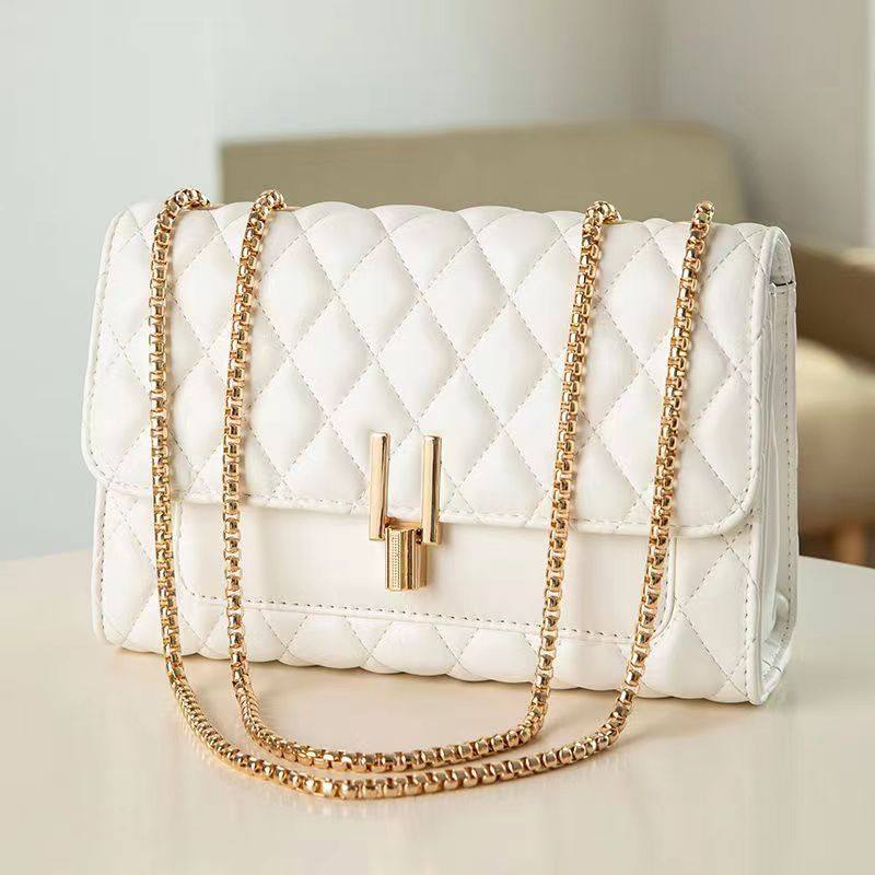 真皮女士高档2025新款小香风气质大容量链条包时尚单肩包斜挎包,箱包皮具/热销女包/男包,小方包,淘宝优惠券,粉丝福利购,淘宝优惠卷