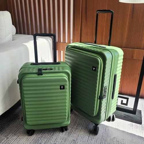 Бизнес -посадочный багаж женский 20 -килограммовый фронтальный флипперпад Мессел мужчина 24 тихий универсальный колесный компьютер коробка пароля 28