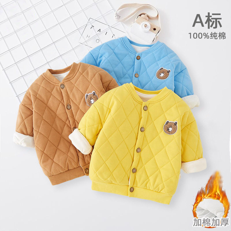 宝宝加厚夹棉棉袄冬季