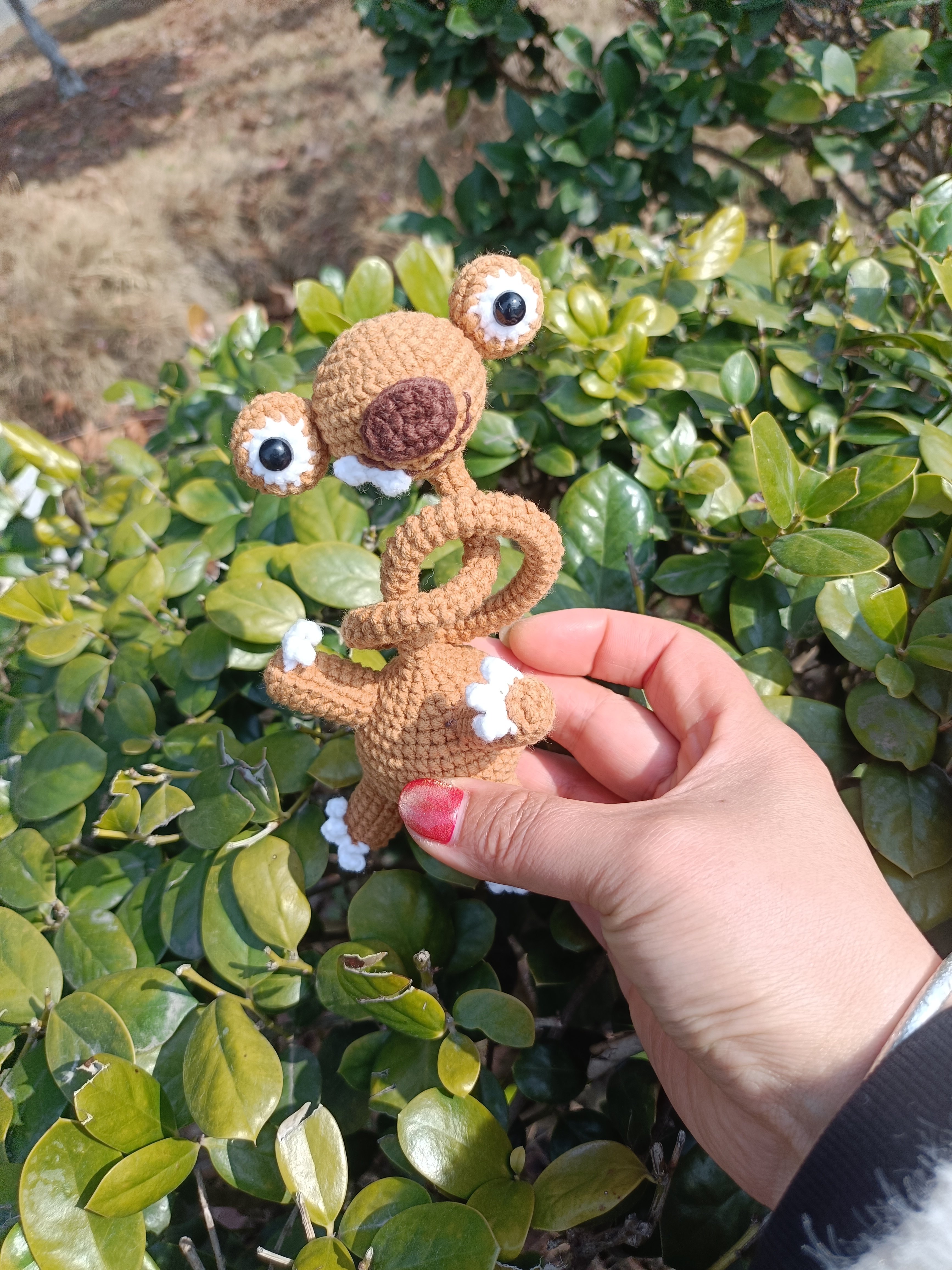 成品树懒编织钩织毛线车包钥匙扣挂件手机可爱送朋友礼物