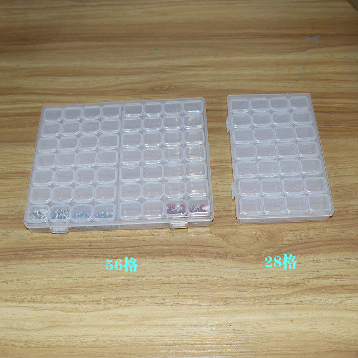 美甲钻盒28格56格分体独立打开钻盒饰品盒收纳盒包邮|ruв категории Косметика, маникюрный инструмент - от Buy2taobao.com для оказания профессиональной услуги покупки агента Taobao