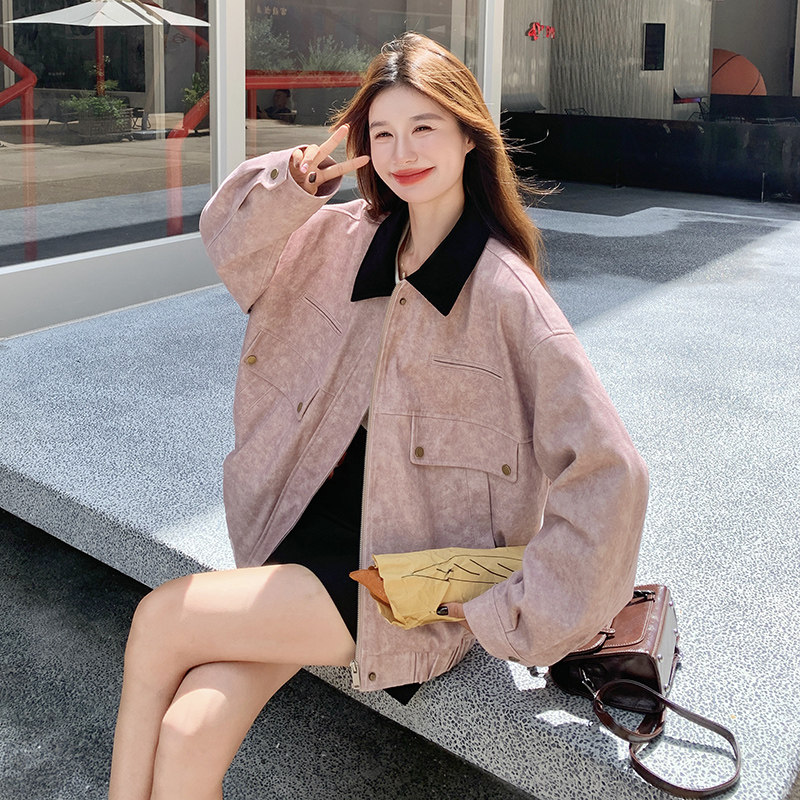 现货2026春款新款甜酷扎染外套211-5833P175控248，女装短外套，浙宝211