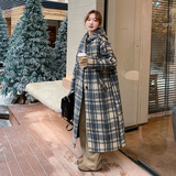 现货新款韩版博主风长款外套-211-1836P195控288，女装毛呢外套，浙宝211