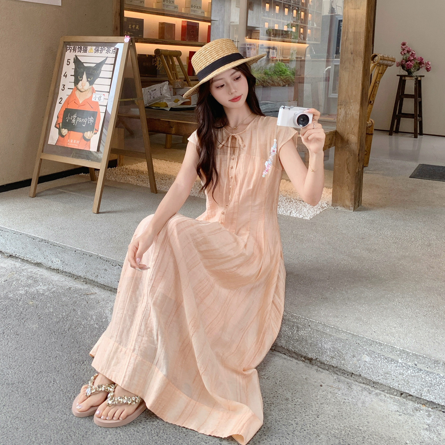 夏款新款连衣裙-2C393-9822P155控248,女装连衣裙,浙宝211