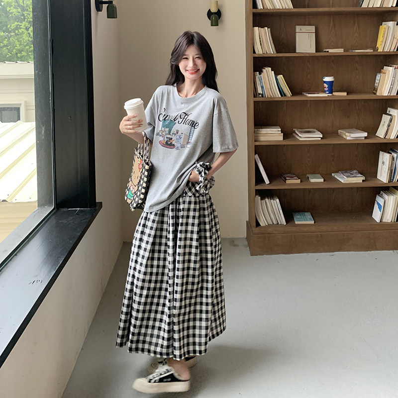 夏款新款时尚两件套送头绳211-5816P135控198,女装套装/套裙,浙宝211