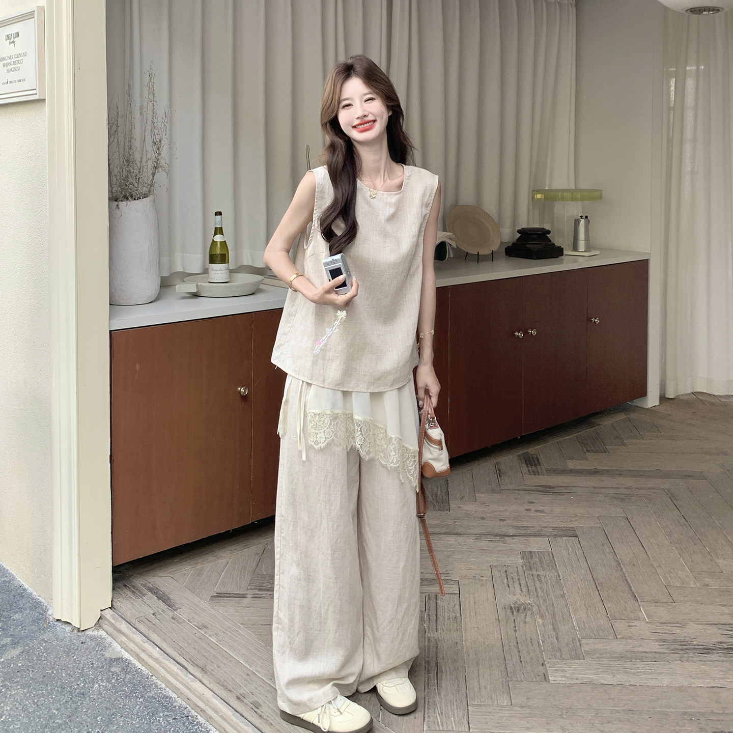 2026夏款新款亚麻套装-2C393-9827P185控298,女装连衣裙,浙宝211