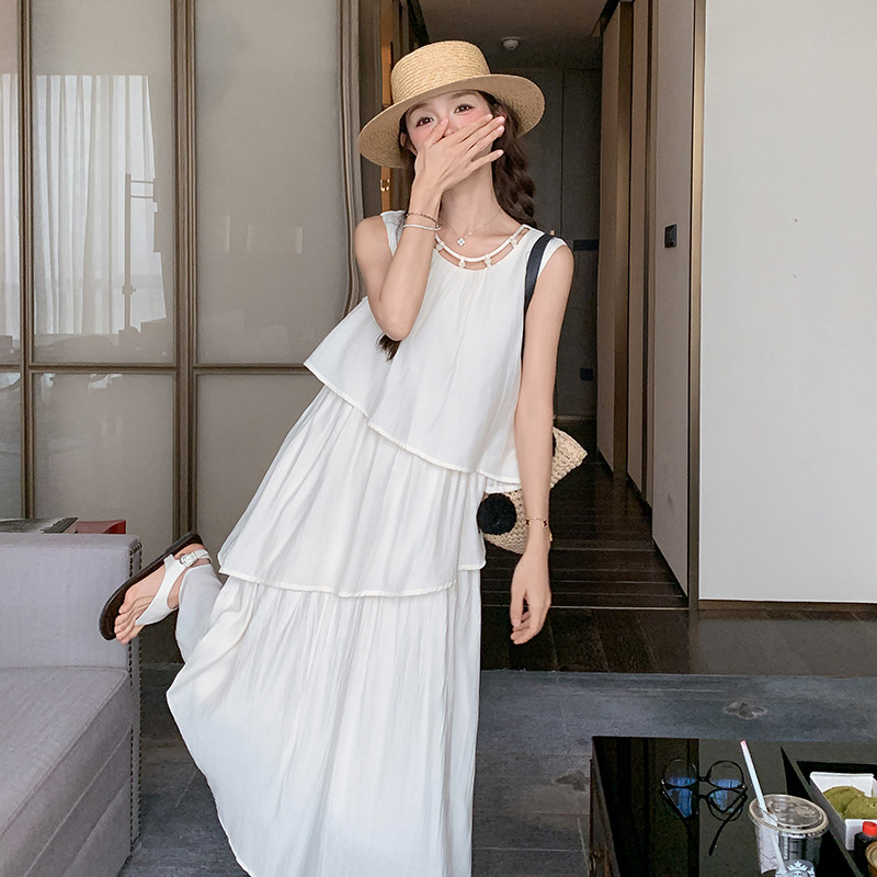 夏款新款无袖蛋糕连衣裙211-5812P125控188,女装连衣裙,浙宝211