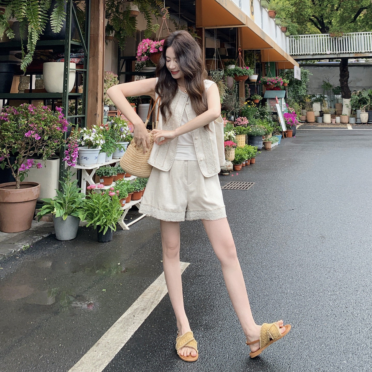 2026夏款提花套装2C393-9833P145控248,女装套装/套裙,浙宝211