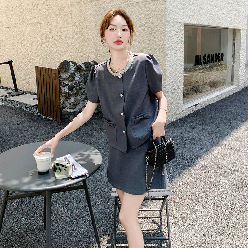 数据好现货夏款小个子两件套211-5822P145控218,女装套装/套裙,浙宝211