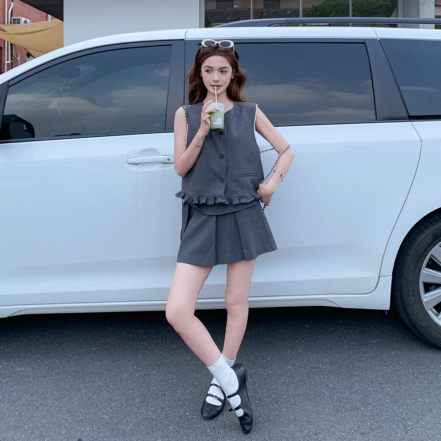 夏款百搭小个子套装2C393-9820P165控268,女装连衣裙,浙宝211