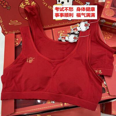 海蓝乐章本命年大红文胸二阶无痕