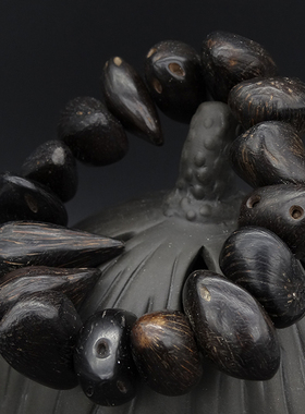 天然菩提子男士饰品五眼六通佛珠