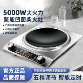 先科电磁炉凹面大火力家用爆炒菜火锅一体锅猛火多功能防水电池炉